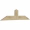 Ekena Millwork Portland Rough Sawn Timber Gable Bracket, Douglas Fir, 60"W x 15"H x 2"D x 6"F, 6/12 Pitch GBW060X15X0206POR00RDF - alternate 2